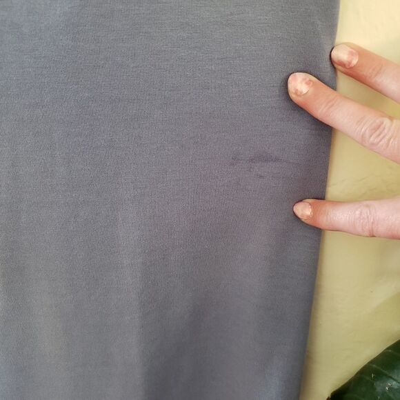 LuLaRoe Baseball Shirt Dress with Contrast Color - Picture 5 of 8